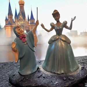 Disney Cinderella Bibbidi Bobbidi Boo‎ Fairy Godmother Figurine Dept 56